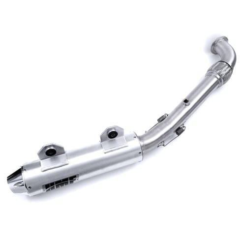 HMF Performance Series Big Core Turbo Back Exhaust - Can-Am Maverick X3 - GunMetal