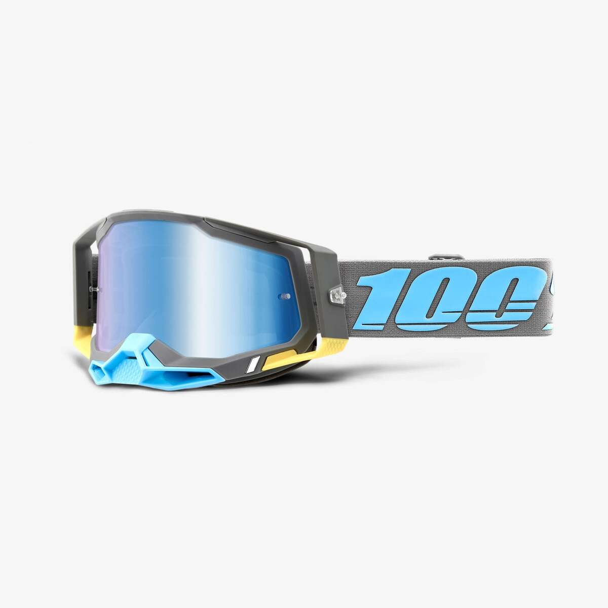 100% Racecraft 2 Goggles - Trinidad - Mirror Blue Lens