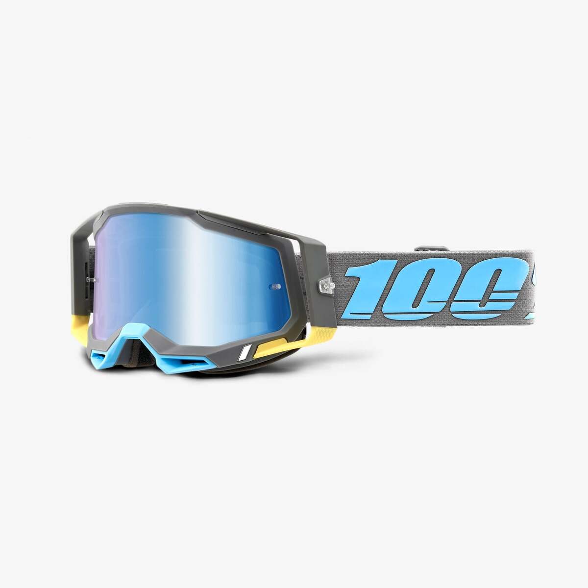 100% Racecraft 2 Goggles - Trinidad - Mirror Blue Lens
