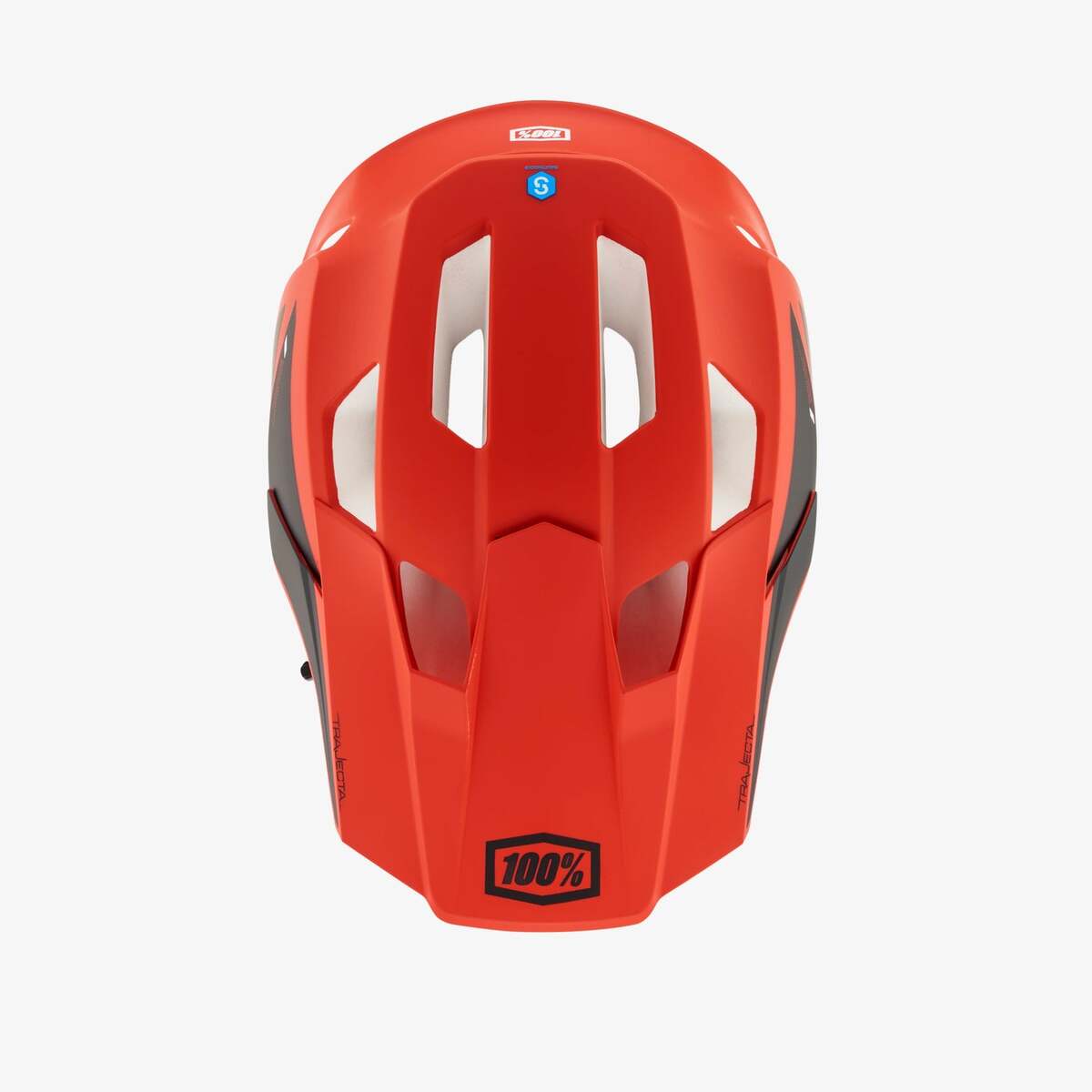100% Trajecta Helmet with Fidlock - Cargo - Fluo Red