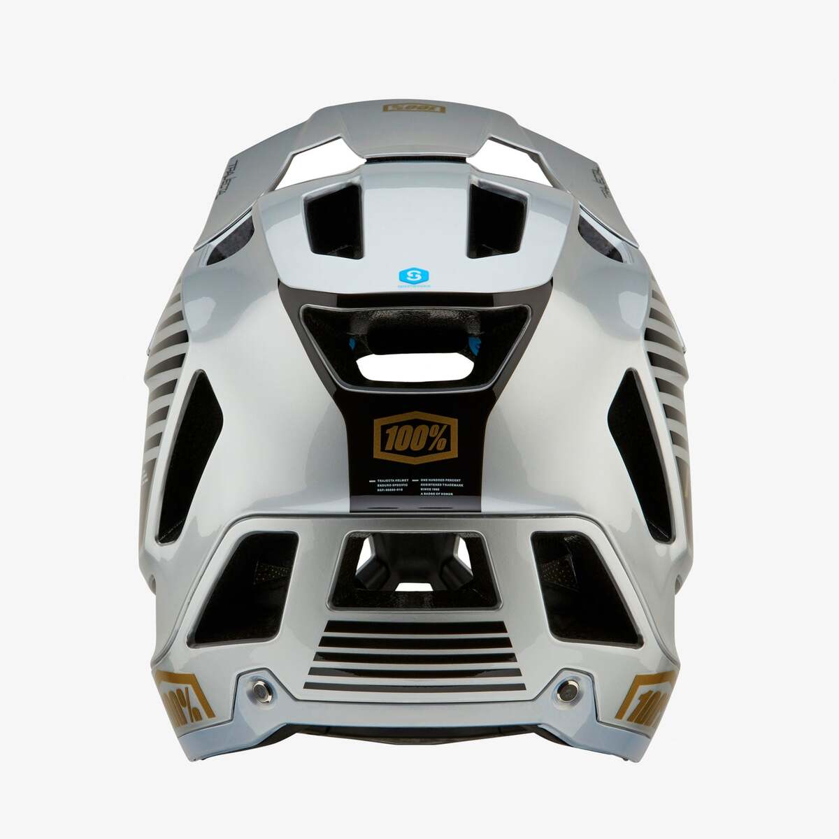 100% Trajecta Helmet with Fidlock - Ranelagh Silver