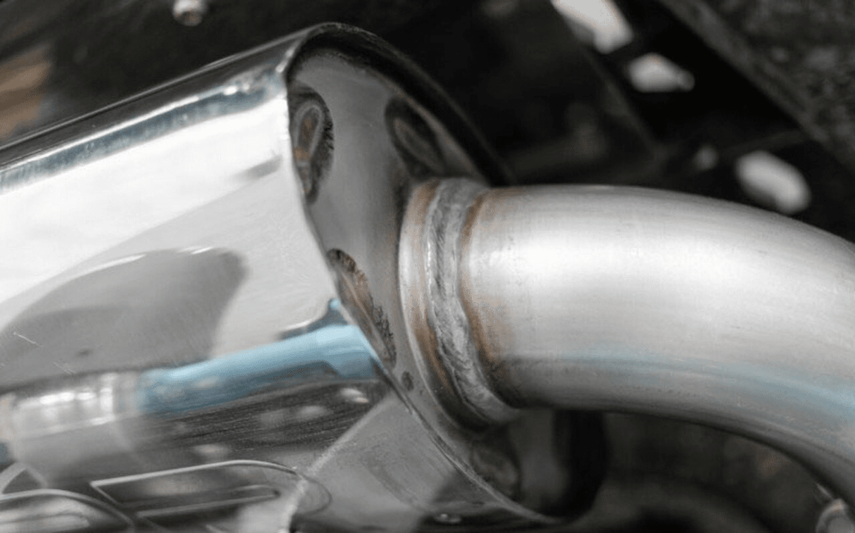 MBRP 2.5" Performance Series Chamber Oval Turbo Back Exhaust C/F Tip 2017-2022 Can-Am Maverick X3, Turbo/Turbo R/Turbo RR