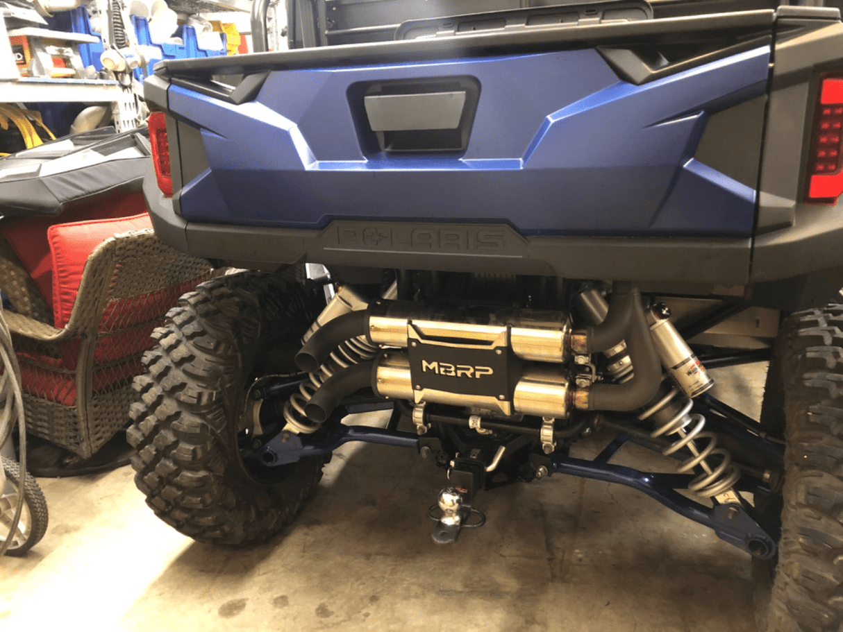 MBRP Stacked Dual Slip-on Performance Series For Polaris RZR S 1000 General 1000 2016-2022