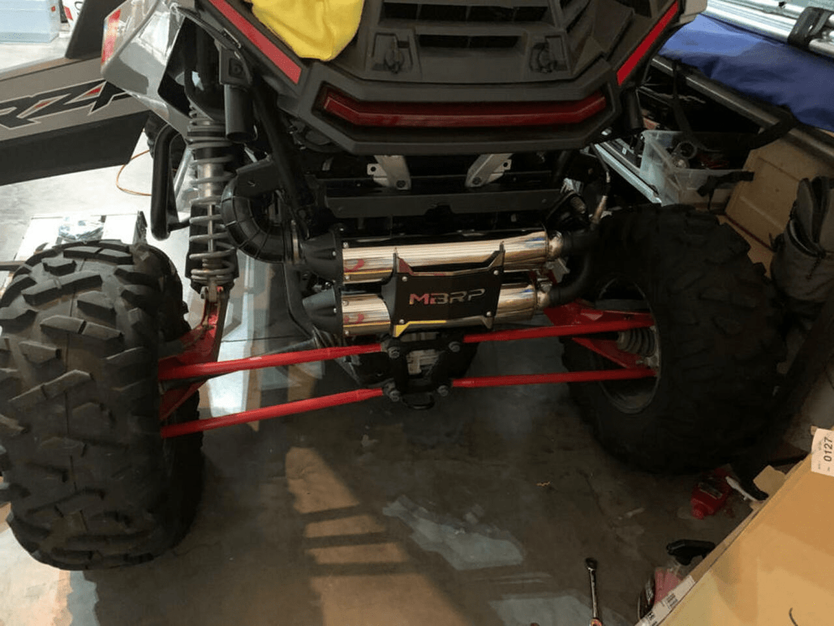 MBRP Dual Slip-on Muffler For 2018-2023 Polaris RZR XP 1000/ RZR RS1 - Performance Series