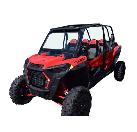 UTVZilla Full Glass Windshield with Vented Frame for 2019+ RZR With Wiper