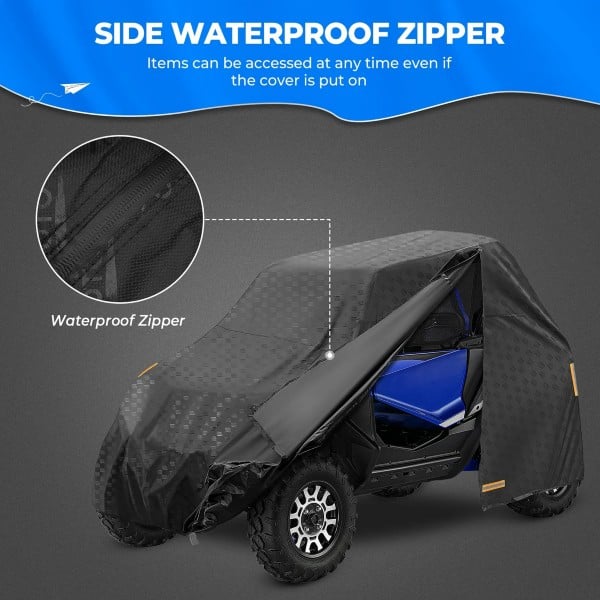 Kemimoto UTV Cover For 2-Seater Model