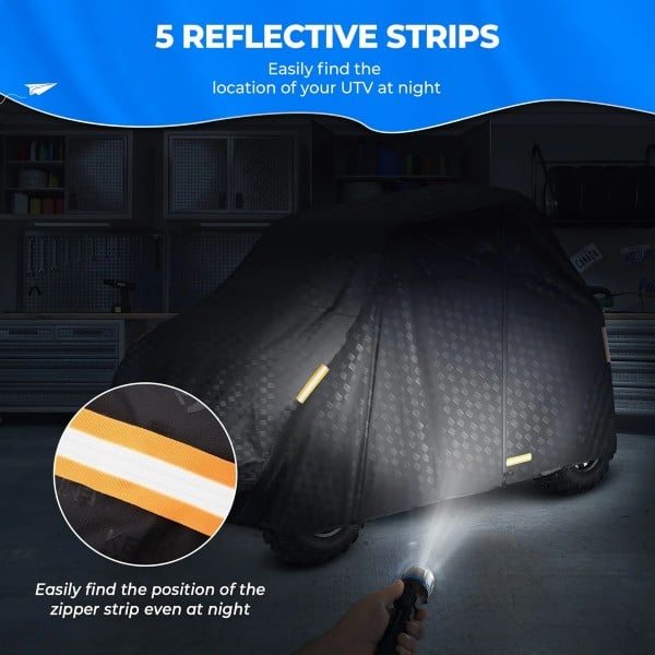 Kemimoto UTV Cover For 2-Seater Model