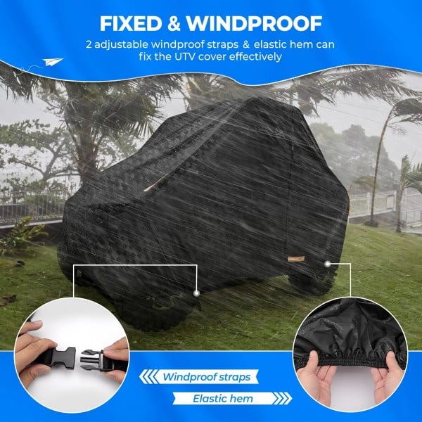 Kemimoto UTV Cover For 2-Seater Model