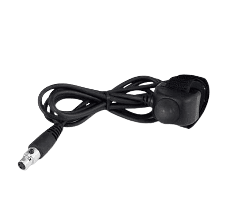 Rugged Radios Velcro Mount Grab Bar Push to Talk (PTT) W/ Straight Cord