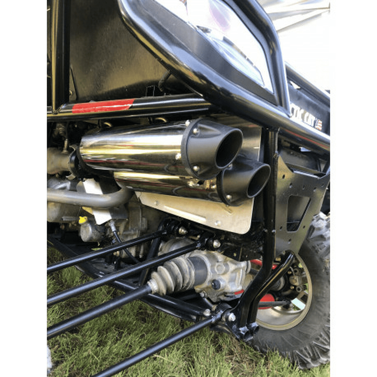 MBRP Stacked Dual Slip-on Performance Series Arctic Cat WildCat X Models 2015-2019