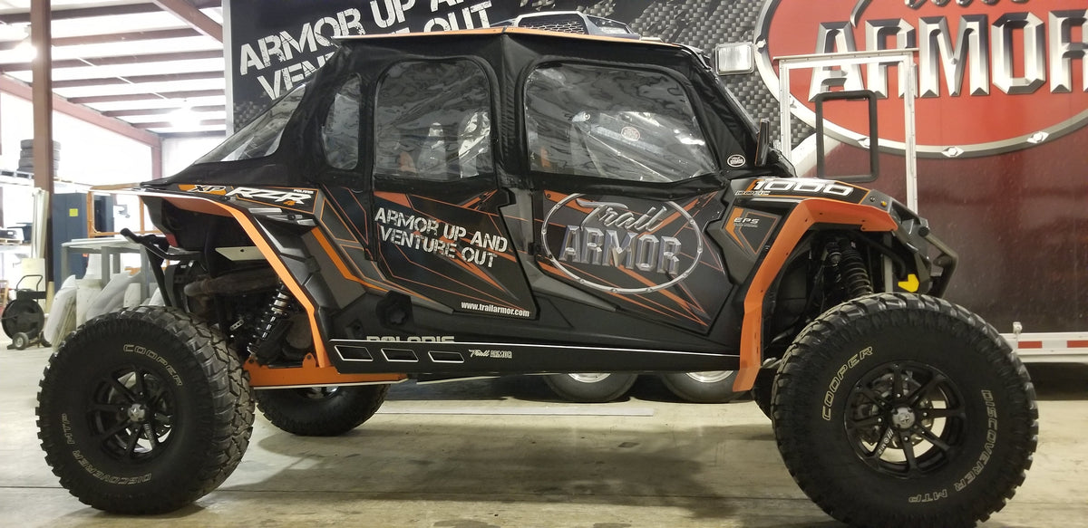 Trail Armor '15-'20 Polaris RZR S 900 Mud Flap Fender Extensions