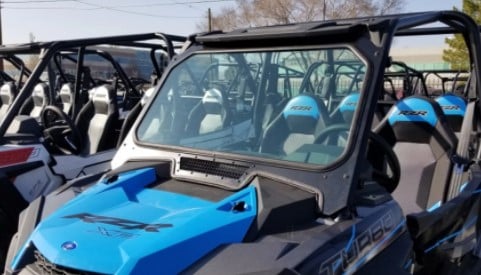 Moto Armor Full Glass Windshield - Polaris XP 1000, Turbo 2019+