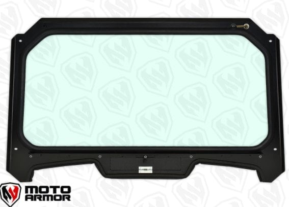 Moto Armor Full Glass Windshield - Polaris XP 1000, Turbo 2019+