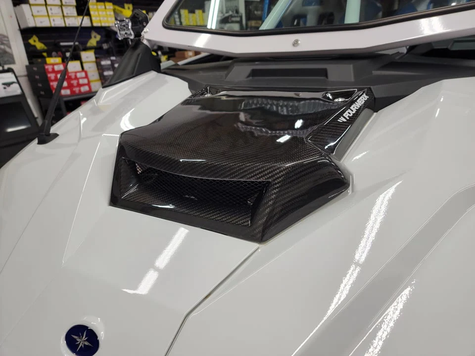 Fourwerx 20+ Polaris RZR Pro XP/Pro R - V2 Carbon Fiber Hood