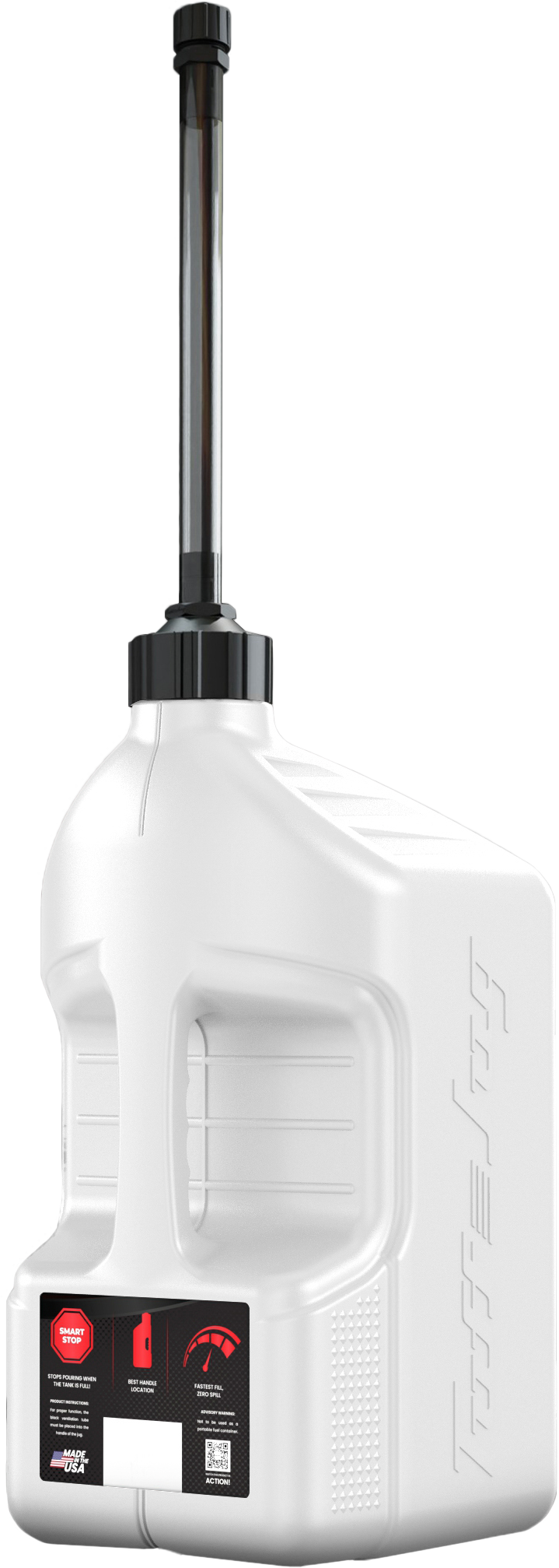 Tuff Jug Utility Container White w/ Auto-Stop Spout 5 Gal