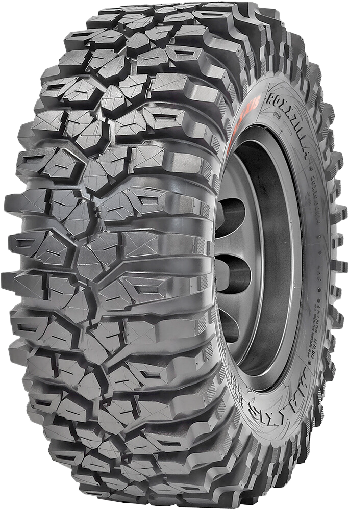 System 3 Matte Black SB-6 Beadlock & Maxxis Radial Roxxzilla Wheel & Tire Kit
