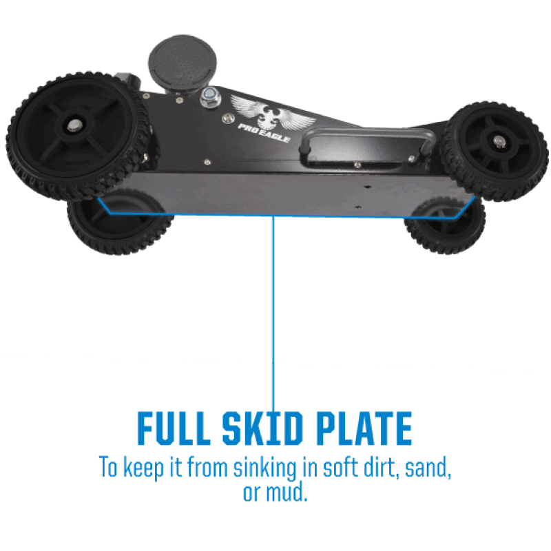 Pro Eagle 3 Ton Big Wheel Off Road Jack - Kratos