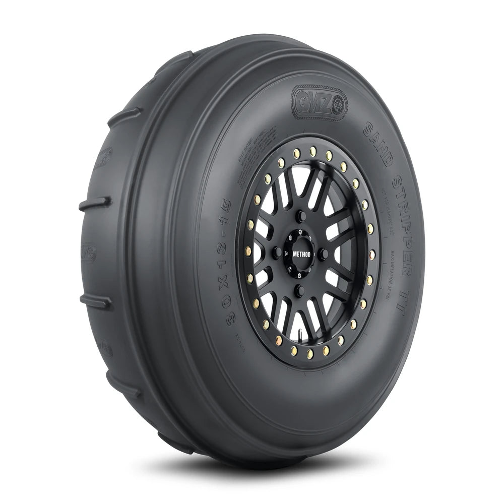 Method 406 UTV Beadlock Matte Black + Sand Stripper Front TT XL 30