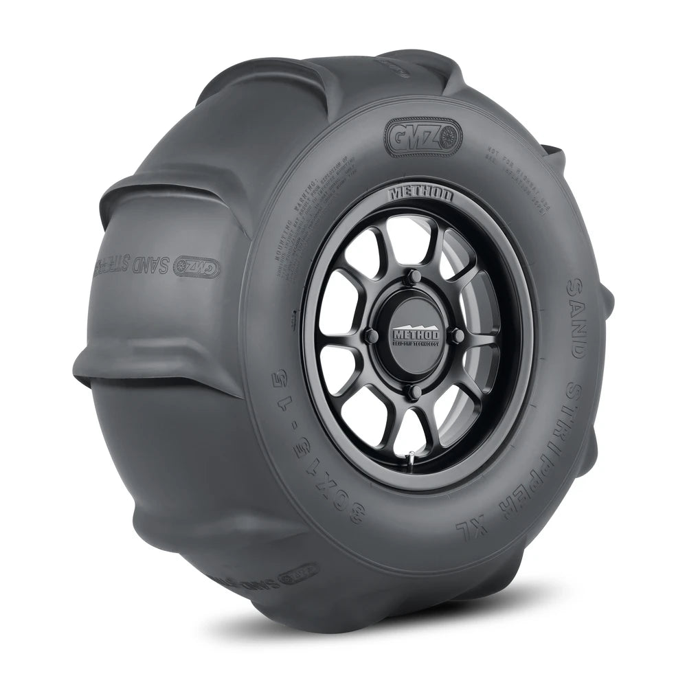 Method 409 Bead Grip Matte Black + Sand Stripper Rear 10 XL 30