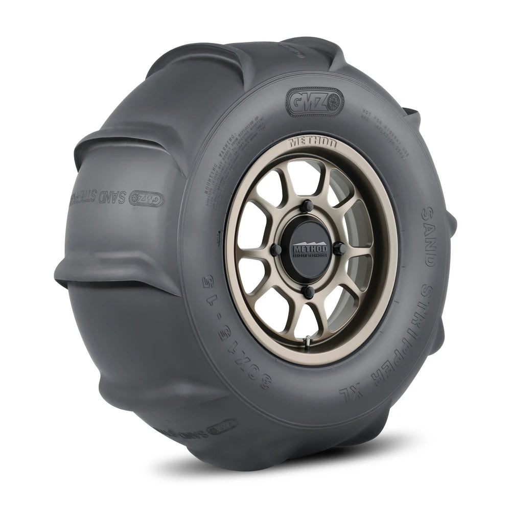 Method 409 Bead Grip Steel Grey + Sand Stripper Rear 10 XL 30