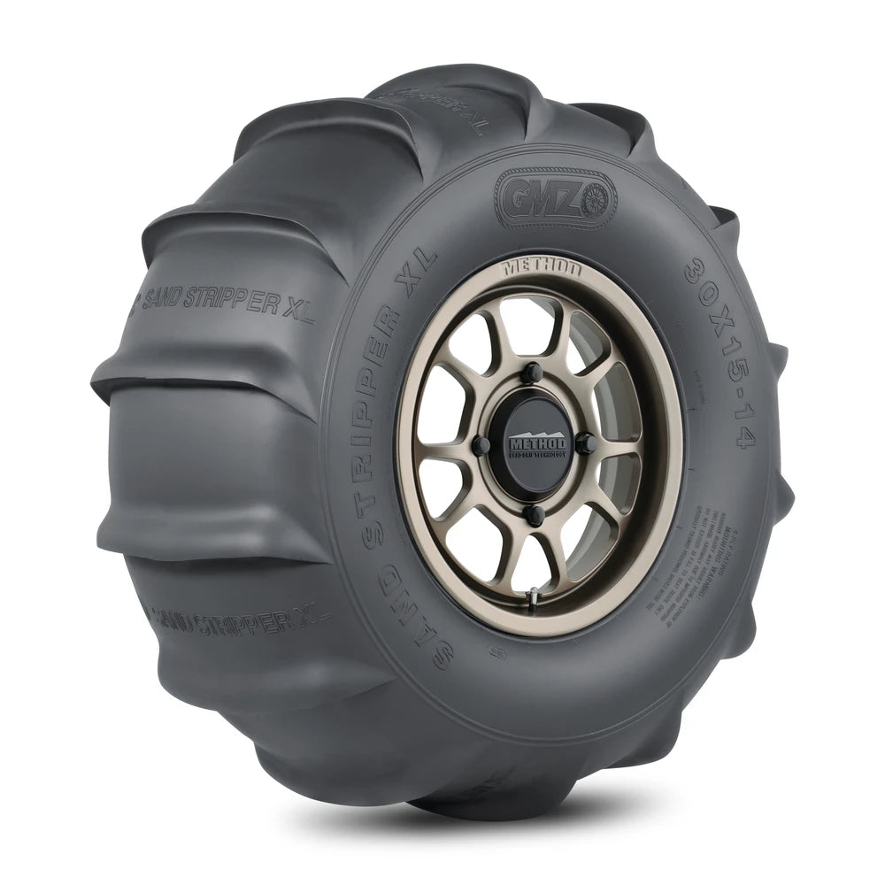 Method 409 Bead Grip Steel Grey + Sand Stripper Rear 14 XL 32