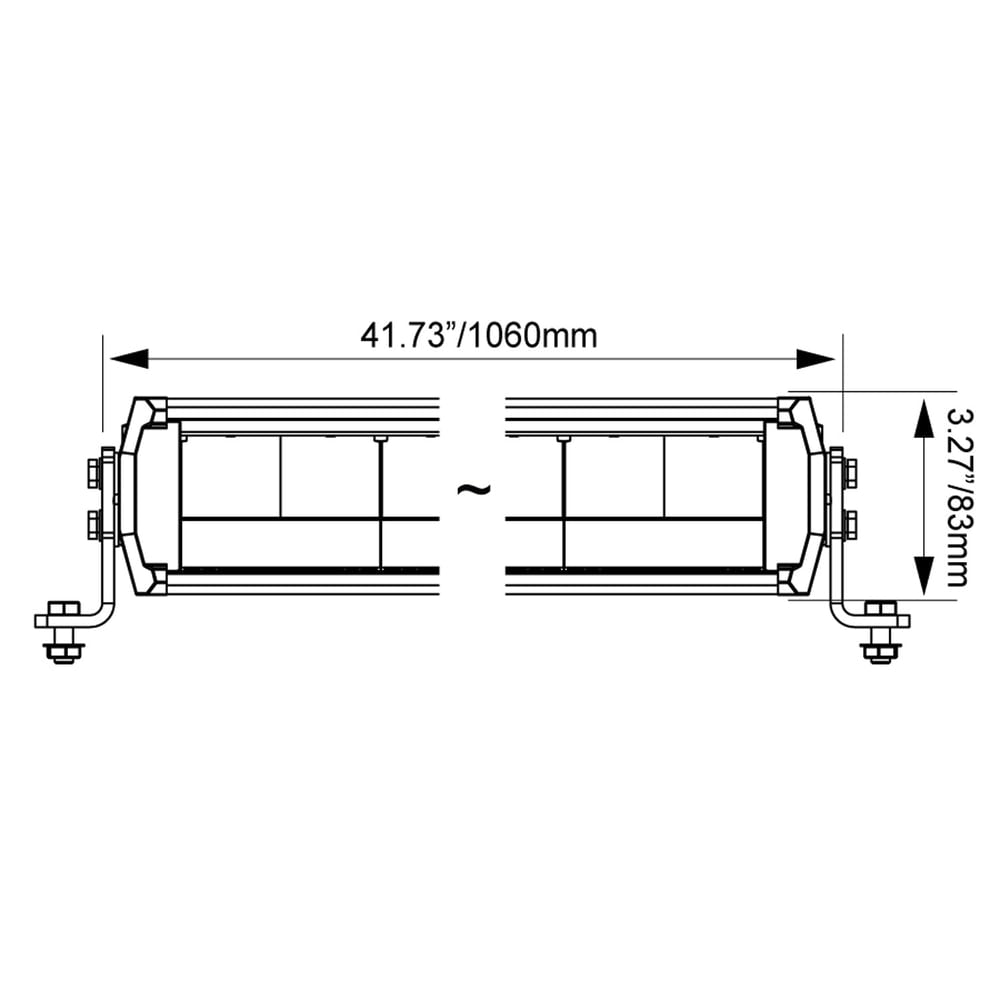 40in Shocker Dual Mode Led Light Bar