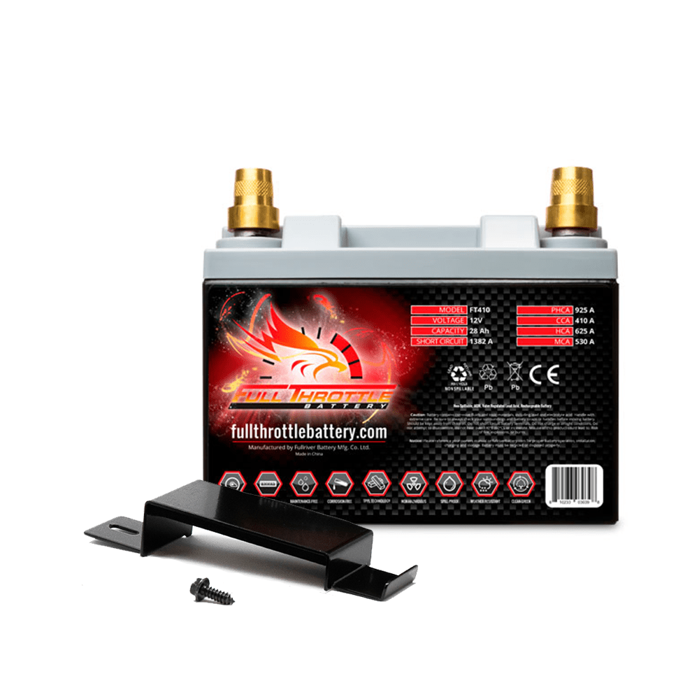 Full Throttle (Fullriver) FT410 High Capacity Dual Purpose AGM Battery (Right Positive)