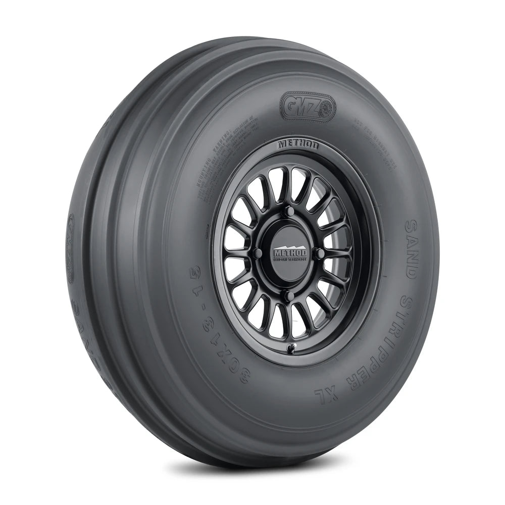 Method 411 Bead Grip Matte Black + Sand Stripper Front 30