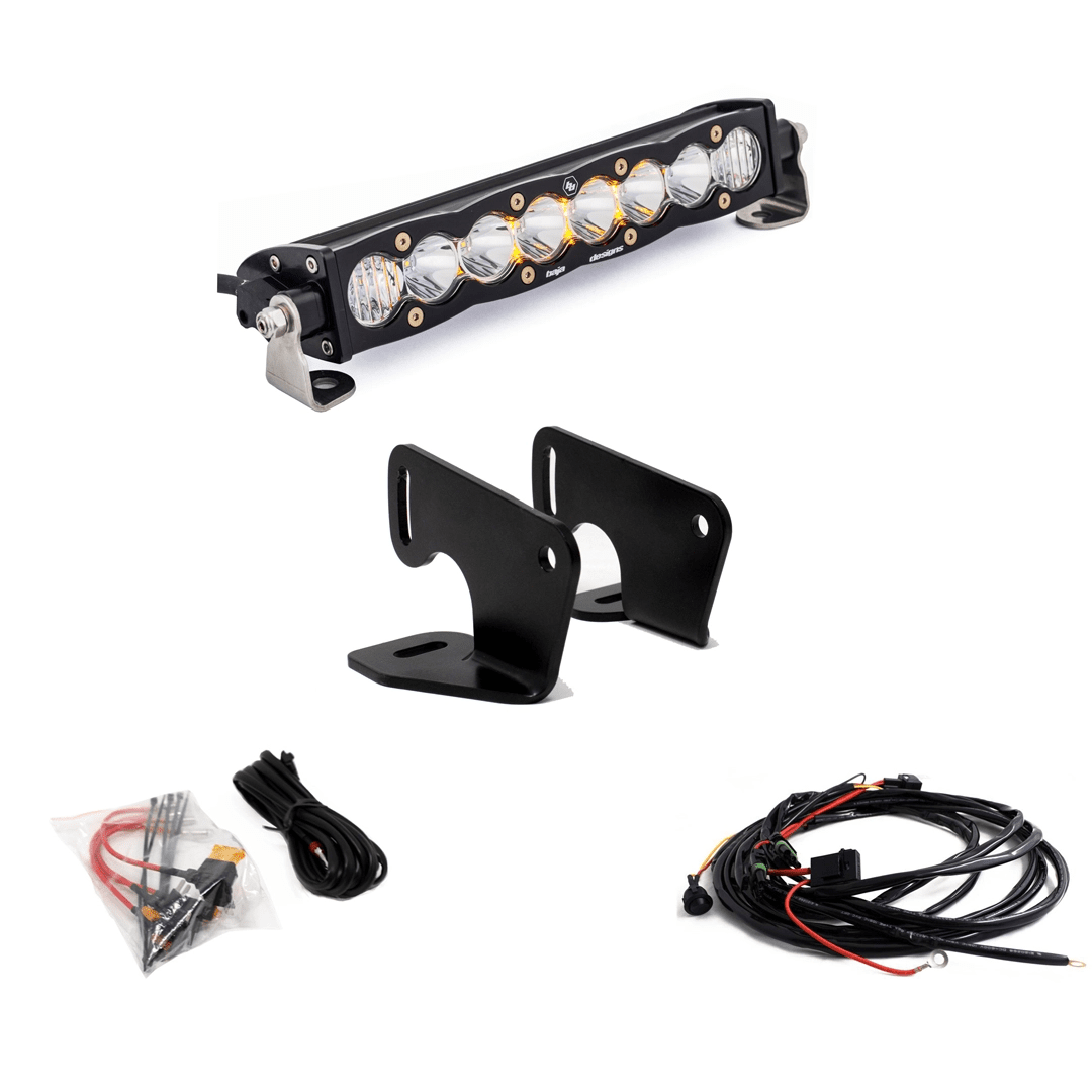 POLARIS S8 10 INCH HOOD MOUNT LIGHT BAR KIT