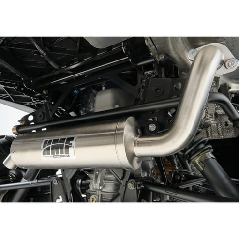 HMF Titan Quiet Series Slip On Stainless Steel Exhaust - Polaris Ranger 1000