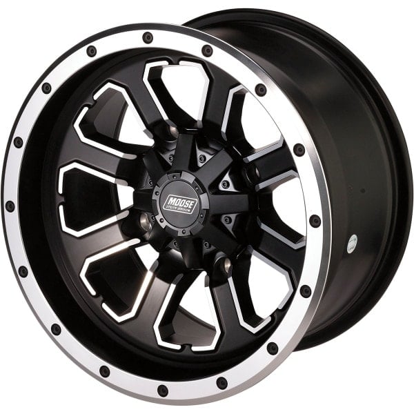 Moose Utility 548 X Machined Black Wheel