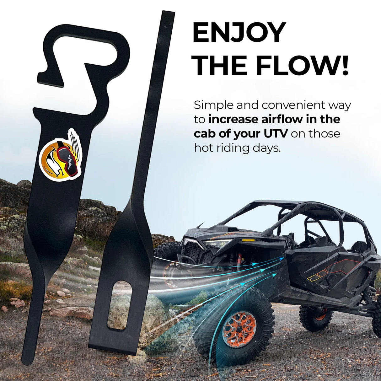 Polaris Pro XP / R / Turbo R Easy Cool UTV Door Latches