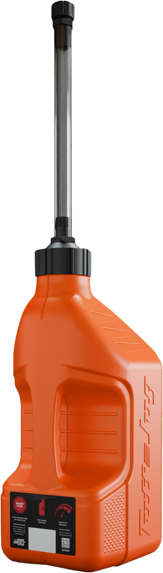 Tuff Jug Utility Container Orange w/ Auto-Stop Spout 2.5 Gal