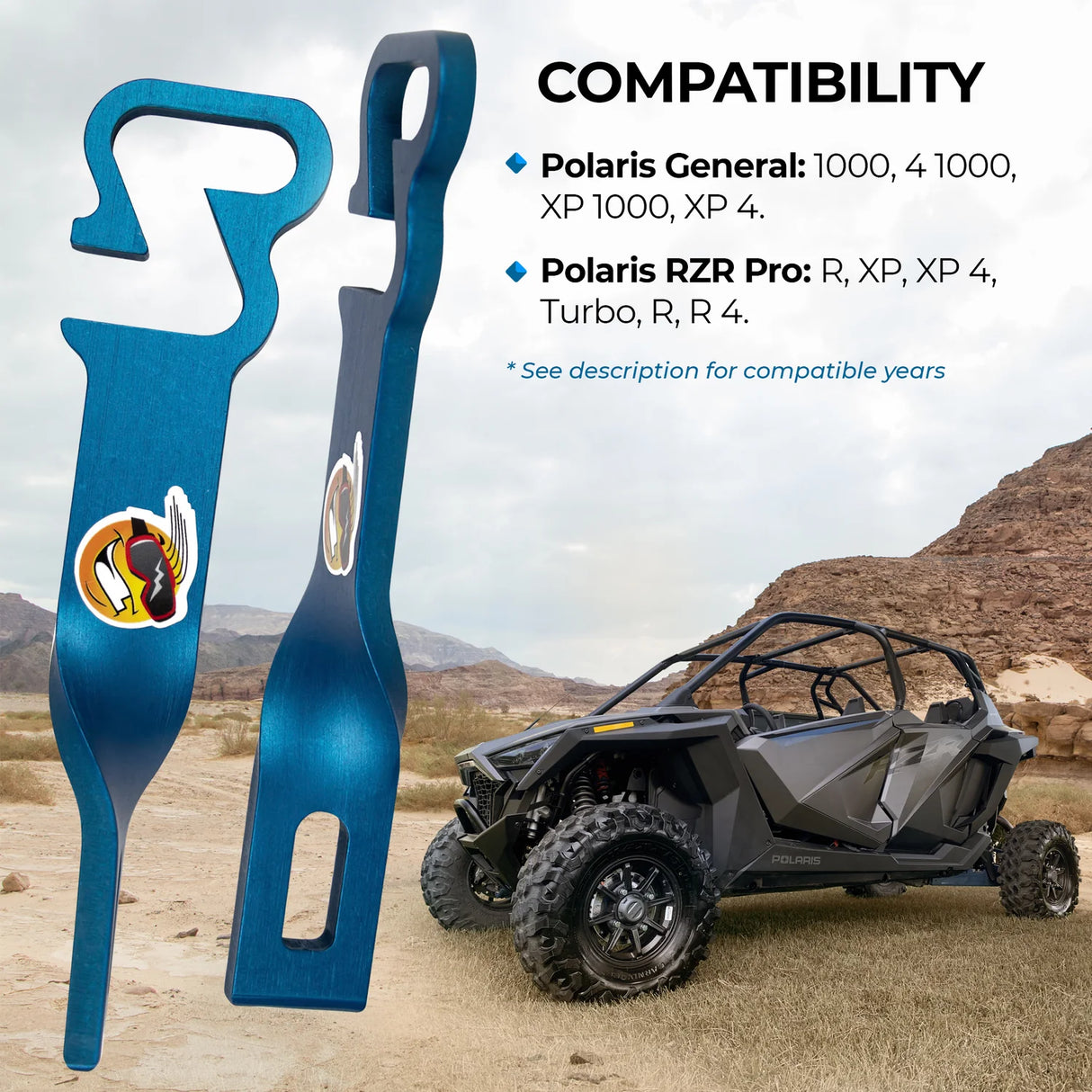 Polaris Pro XP / R / Turbo R Easy Cool UTV Door Latches