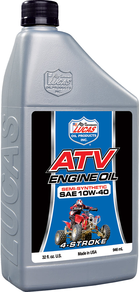 Lucas Oil Semi-Syn Atv Oil 10w40 4t 1 Qt