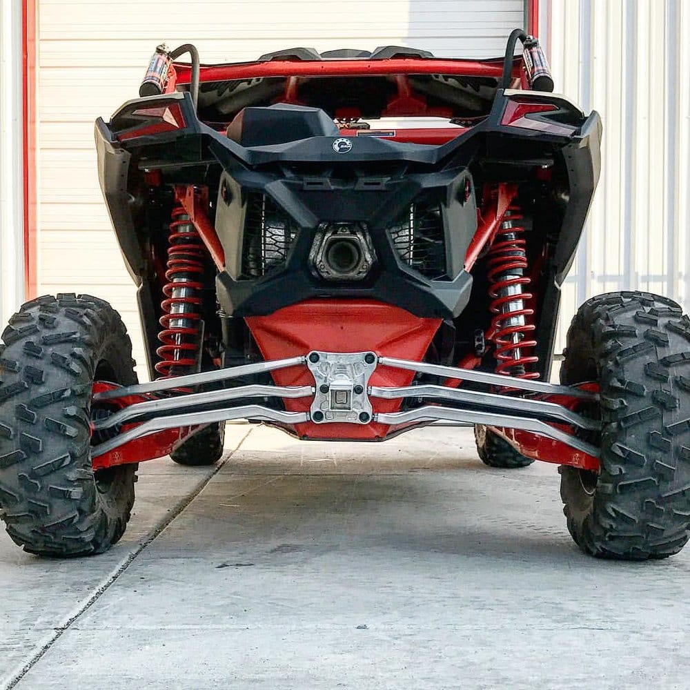 ZRP X3 High Clearance Billet Radius Rods Set (6) - Raw Aluminum 64"