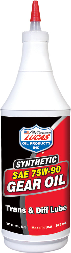 Lucas Oil Synthetic Gear Oil 75w90 1 Qt