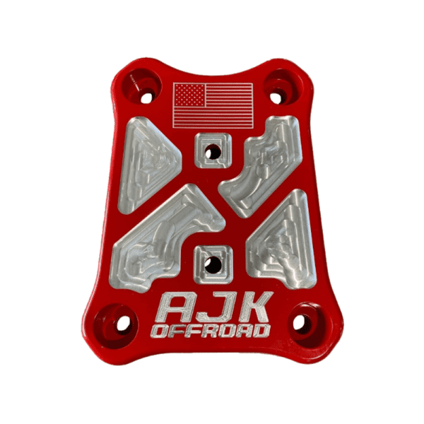 AJK Offroad Polaris Pro R Billet Radius Rod Plate