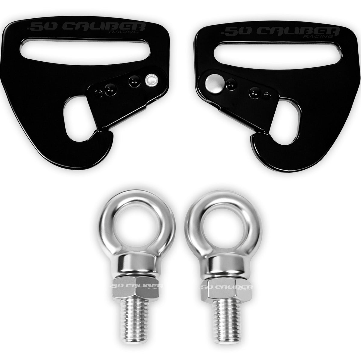 50 Cal Quick Release Racing Harness Mount for 4, 5, and 6 point seat belts
