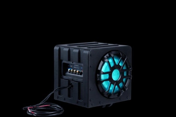 Memphis Audio 10" Marine Subwoofer Enclosure w/Dual Passive - Selectable 2/4 ohm