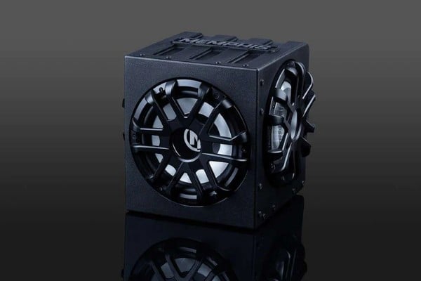 Memphis Audio 10" Marine Subwoofer Enclosure w/Dual Passive - Selectable 2/4 ohm