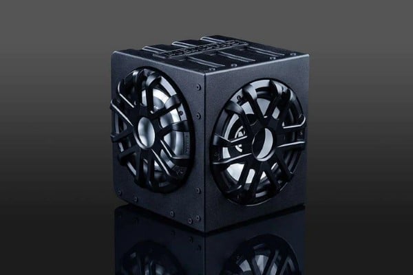 Memphis Audio 10" Marine Subwoofer Enclosure w/Dual Passive - Selectable 2/4 ohm