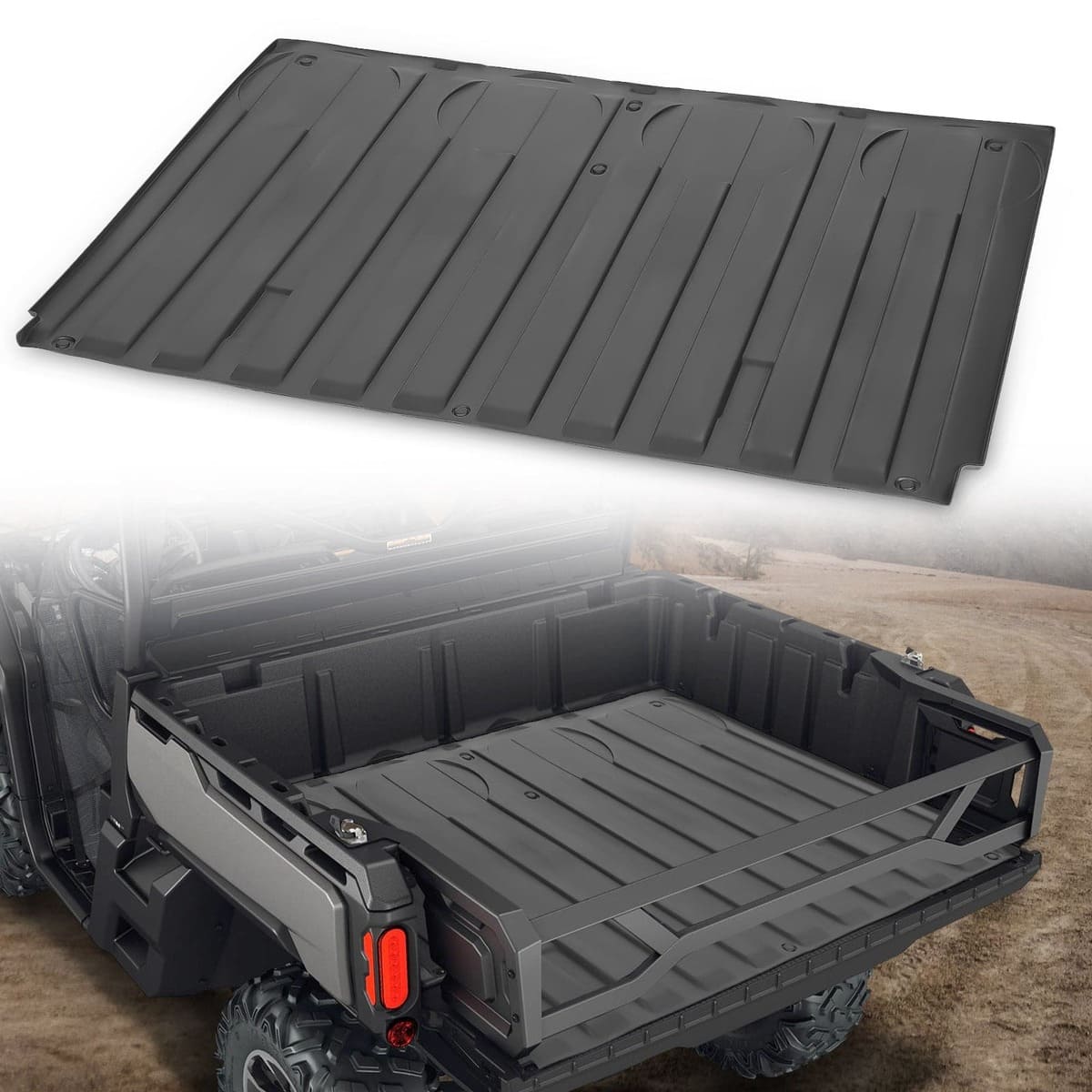 Kemimoto Can-Am Defender HD 5/7/8/9/10 Rubber Full Bed Liner