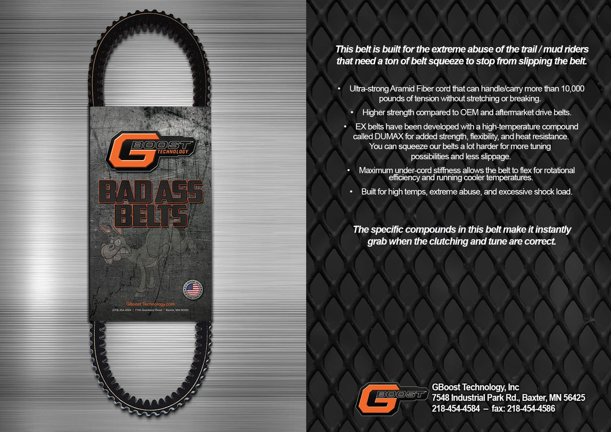 GBoost Bad Ass Drive Belt - Polaris RZR Pro XP