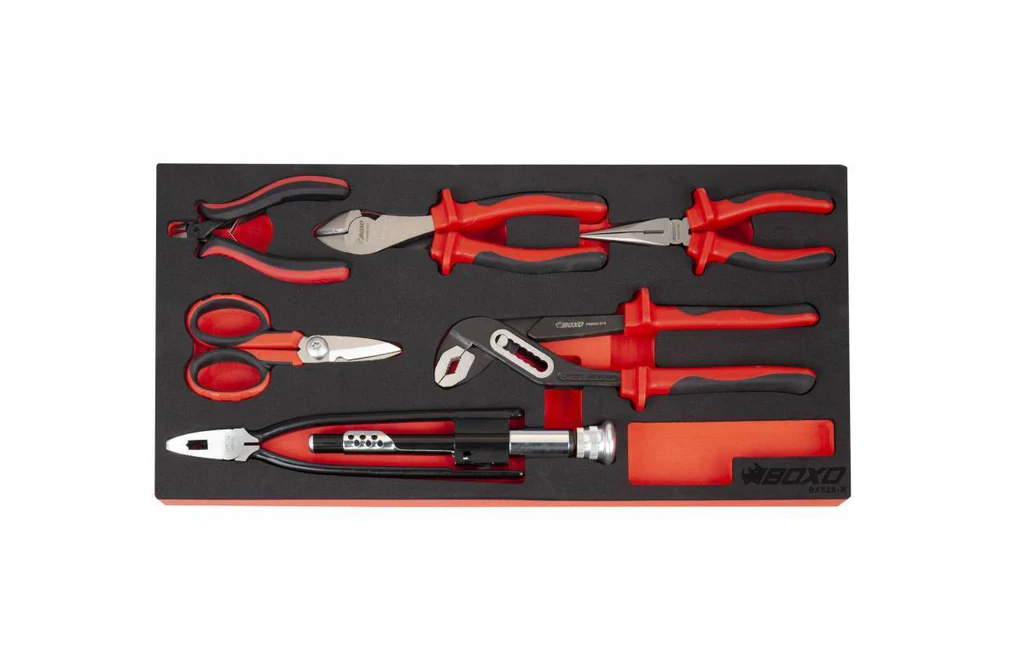 BoxoUSA 103-Piece Metric MotoBox Toolbox - Black Box