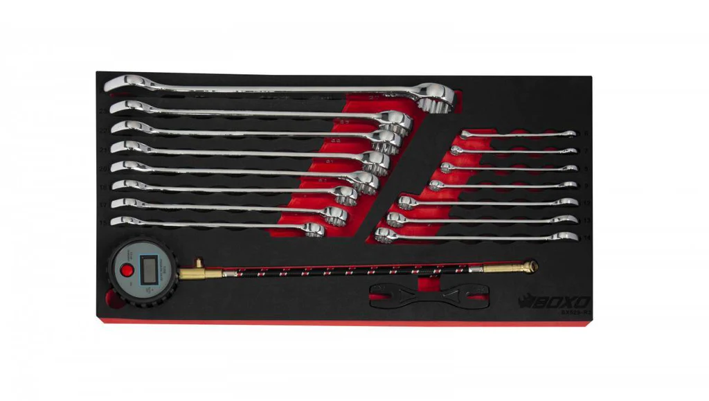 BoxoUSA 103-Piece Metric MotoBox Toolbox - Black Box