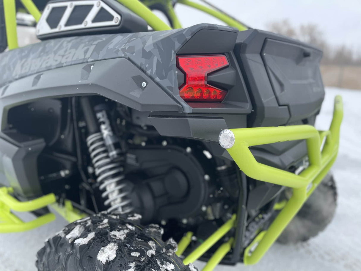 Viper Machine Kawasaki KRX 1000 BIllet Frame Tube Plugs