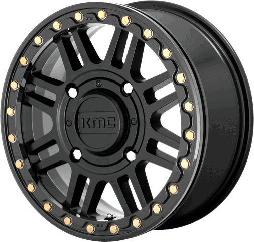 KMC KS250 Cage Beadlock Satin Black
