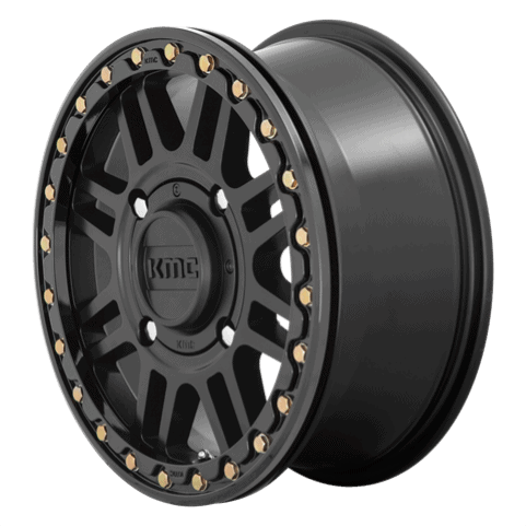 KMC KS250 Cage Beadlock Satin Black