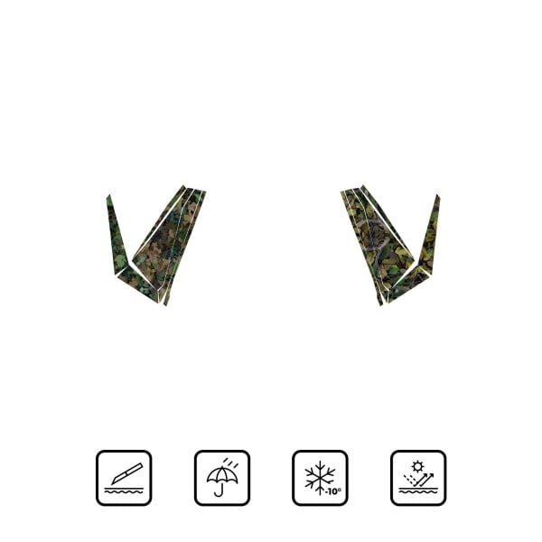 Kemimoto Polaris RZR PRO XP Doors Only Camouflage Wraps Graphics Kit